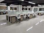 One Person Office Work Station – Imported Metal Frame, 25mm Melamine Top & 10mm Glass Divider | Office Desk in Bangladesh - Image 11