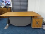 Director Table Imported Metal Structure & HPL Top - Image 3