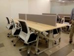 One Person Office Work Station – Imported Metal Frame, 25mm Melamine Top & 10mm Glass Divider | Office Desk in Bangladesh - Image 16