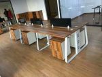 One Person Office Work Station – Imported Metal Frame, 25mm Melamine Top & 10mm Glass Divider | Office Desk in Bangladesh - Image 18