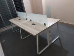 One Person Office Work Station – Imported Metal Frame, 25mm Melamine Top & 10mm Glass Divider | Office Desk in Bangladesh - Image 22