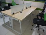 One Person Office Work Station – Imported Metal Frame, 25mm Melamine Top & 10mm Glass Divider | Office Desk in Bangladesh - Image 23