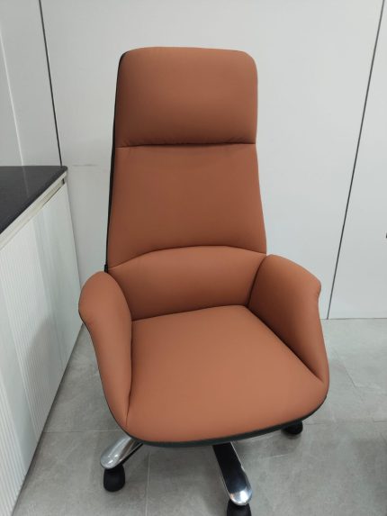 Premium Director Chair - Brown Imported Artificial Leather